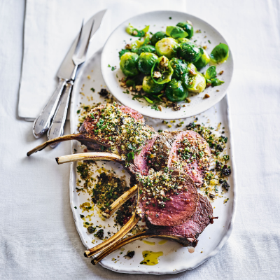 roast-rack-of-venison-with-cherry-clementine-crumbs